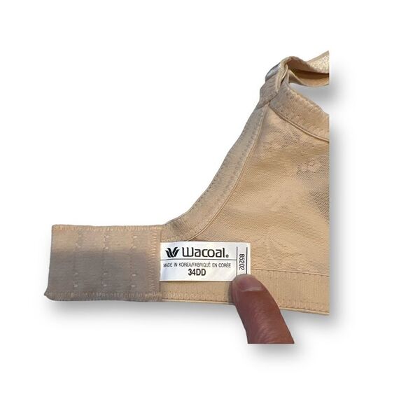 Wacoal Floral Print Vintage Bra 85202 Size 34DD - Picture 3 of 6